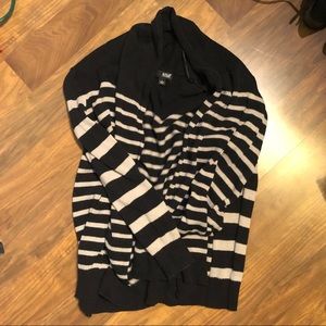 Black and light brown cardigan